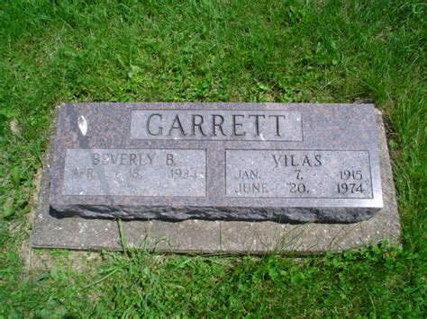 Noris Vilas Garrett 1915 1974 Memorial Find A Grave