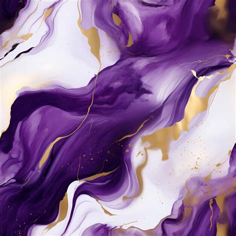 Premium Photo | A painting of purple and yellow paint with the title ...