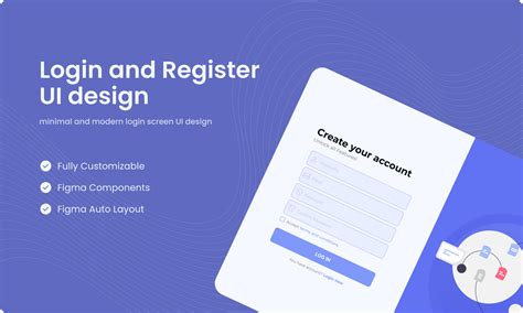 Login And Register Ui Design Figma