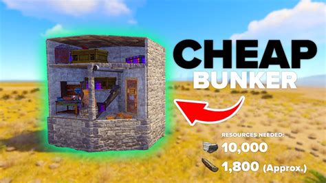 Cheap Solo Base 🏠 Rust Base Design 2023 Youtube