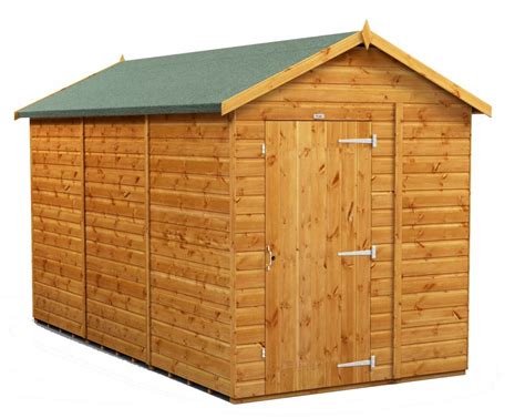 Power 12x6 Apex Garden Shed Windowless Apex Roof Garden Sheds