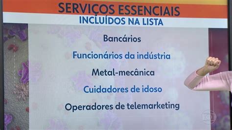 O Que São Serviços Essenciais - Vídeo: Confira quais são os serviços considerados essenciais | Bom Dia ...