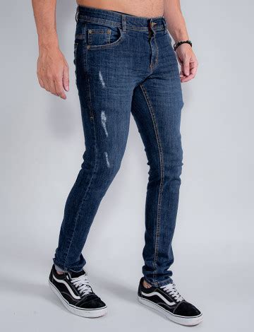 Calça Jeans Atacado Reta Masculina Revanche Peterson Azul Roupas