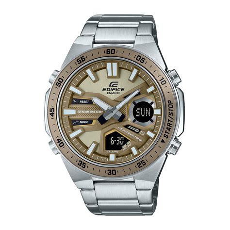 Reloj Edifice Efv C D A Acero Hombre Plateado Btime