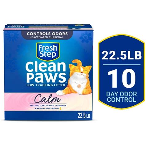 Fresh Step Clean Paws Triple Action Scented Clumping Clay Cat Litter