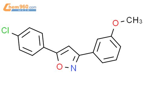 748771 23 5 Isoxazole 5 4 chlorophenyl 3 3 methoxyphenyl CAS号