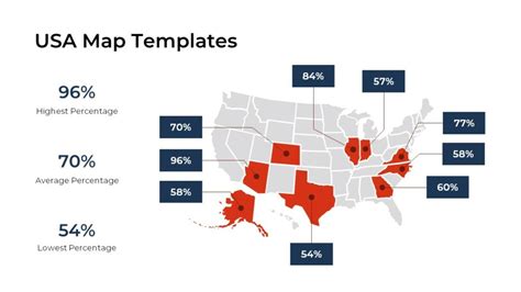 Free Editable USA Map with States PowerPoint & Google Slides