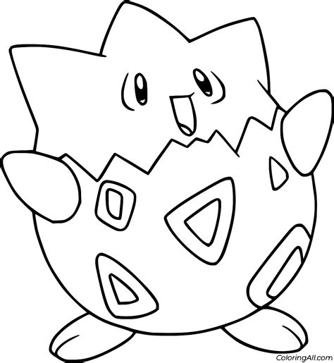 Misty And Togepi Coloring Page Free Printable Coloring Pages The Best