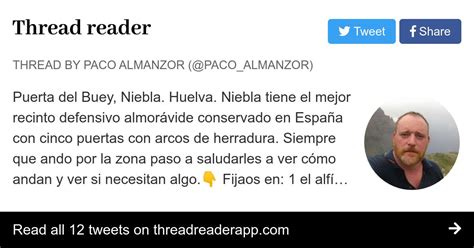 Thread By Paco Almanzor Puerta Del Buey Niebla Huelva Niebla Tiene