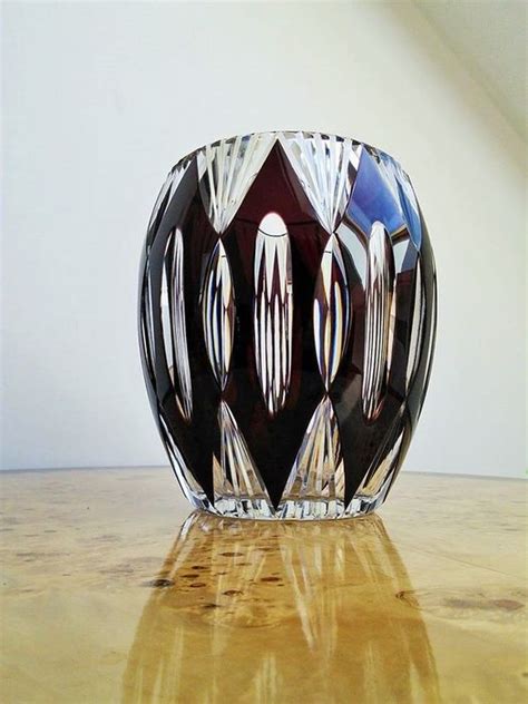 Val Saint Lambert Vase En Cristal Art D Co Motif Catawiki