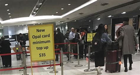 Sydney Airport Opal Card Minimum Increased To 35 Dollars