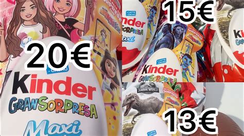 HO SPESO 150 PER LE UOVA DI PASQUA KINDER ASMR UNBOXING YouTube