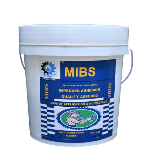 MIBS SELF CURING READY MIX PLASTER 5 KG MIBS Group