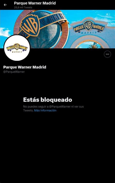 El Furry Solitario On Twitter Jajajaj Parque Warner Me Ha Bloqueado