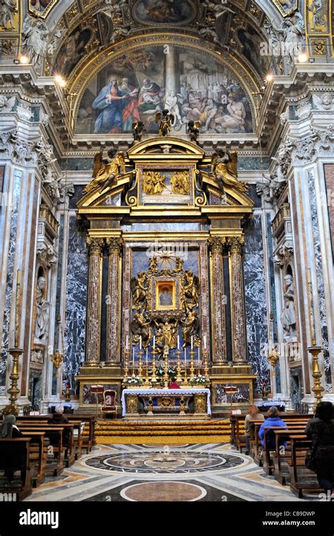 La Chiesa Di Santa Maria Maggiore La Cappella Sforza Roma Italia