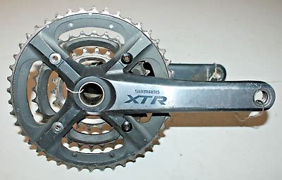 Shimano Xtr Fc M Triple Crankset Mm T Bcd Gray Mtb Usa