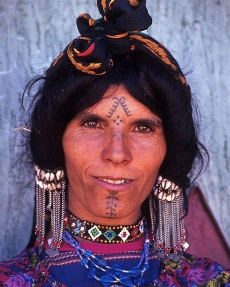 Moroccan Woman In Looking Bad Ass With Traditional Amazigh Tattoos Scrolller