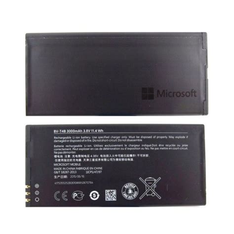 Batterie Bv T B Pour Microsoft Lumia Xl