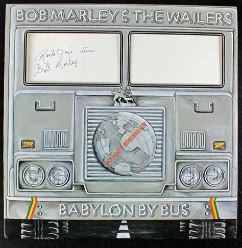 Lot Detail - Bob Marley Superbly Signed "Babylon By Bus" Album PSA/DNA ...