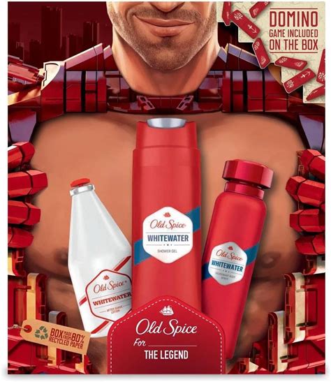 Zestaw Kosmetyków Dla Mężczyzny Old Spice Zestaw Podarunkowy Whitewater Kosmetyki Gra Domino