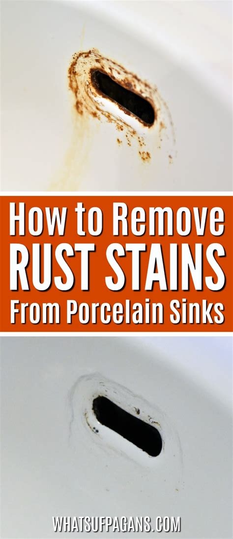 How To Remove Rust From A Sink Drain At Myrtice Baxter Blog