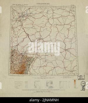 Estrasburgo Mapa, Estrasburgo Mapa, Estrasburgo Imprimir, Mapa de Francia, Vintage Mapa de ...