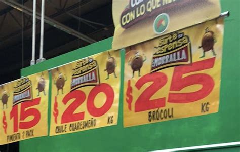 Ofertas Bodega Aurrerá en frutas y verduras Tianguis de Mamá Lucha 21