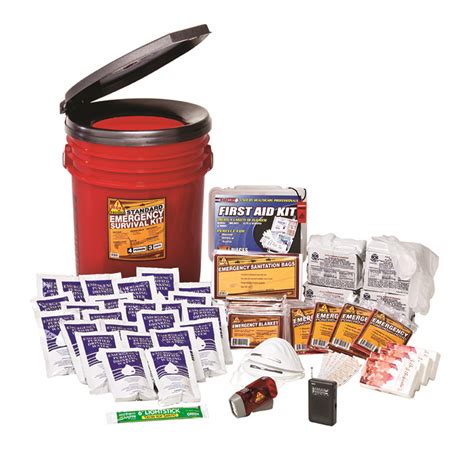 4 PERSON HOME SURVIVAL KIT – STANDARD - Survival Kit