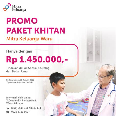 PROMO PAKET KHITAN Mitra Keluarga Waru Mitra Keluarga