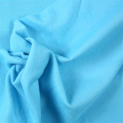 Sweatshirt Fleecy Back Sky Blue Bloomsbury Square Dressmaking Fabric