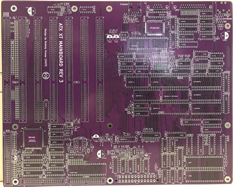 Homebuilt 8088 Turbo Xt Atx Mainboard Revision 3