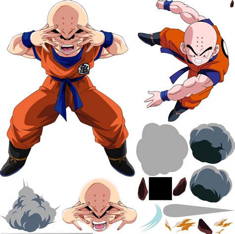 Download Krillin Action Pose Set