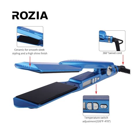 Ripley Plancha Profesional Para Cabello Rozia Con Pantalla Digital