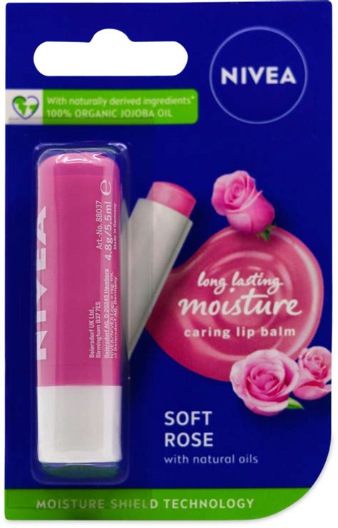 Nivea Soft Rose Lip Balm 48g Medino