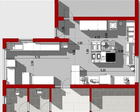 Progetto Di Una Cucina Per Ristorante Con Norme E Dwg BibLus BIM