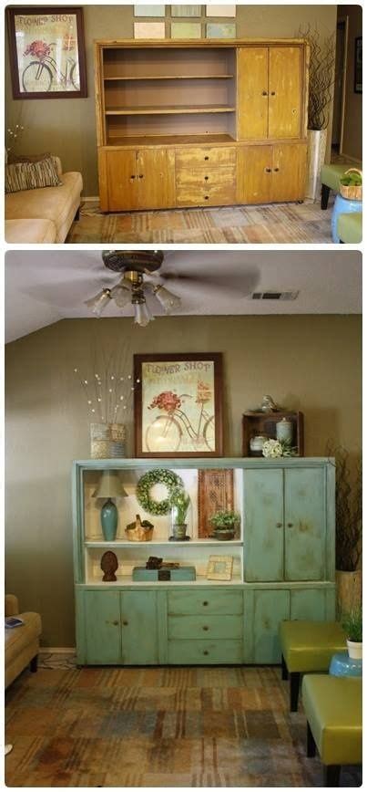 Old Entertainment Unit Repurposed Interiors Designed Refurbished