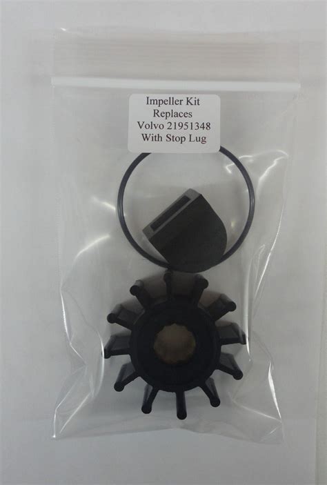 Impeller Repair Kit Fits Volvo Penta 21951348 21213660 With Stop Lug