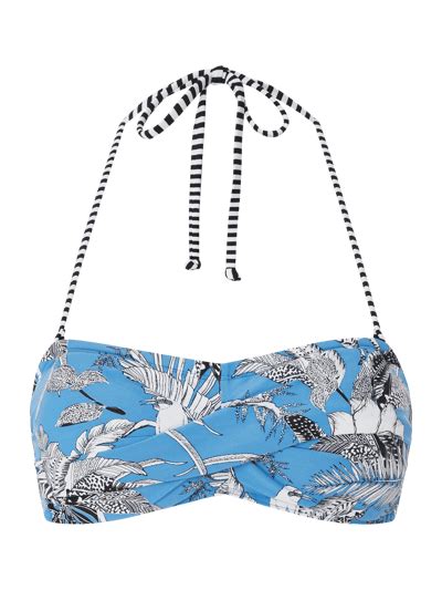 Esprit Bikini Oberteil Mit Wattierten Cups Hellblau Online Kaufen