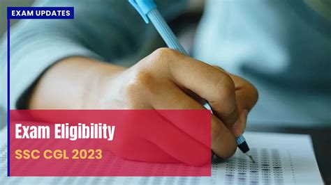 SSC CGL Eligibility Criteria 2023 Age Education