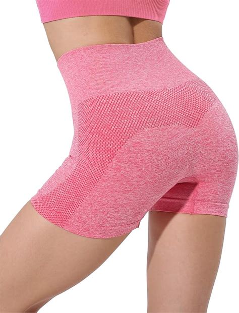 Athvotar Seamless Workout Shorts For Women High Waist Spandex Yoga