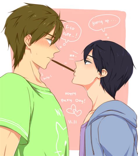 Makoto X Haru Jenny Rivera Ereri Cartoon Games Manga Games Pocky