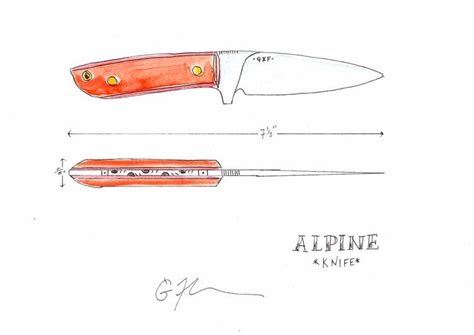 Blueprints Feder Knives Knife Patterns Custom Knives Knife