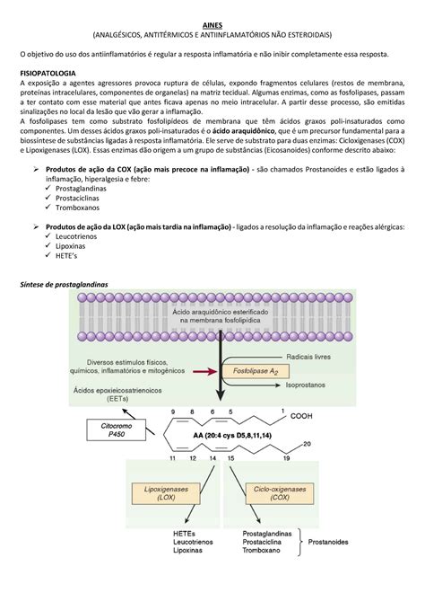 Anti Inflamatórios Não Esteroidais Aines Warning Tt Undefined