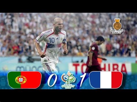 Portugal Francia Semifinal Mundial Alemania Resumen Y