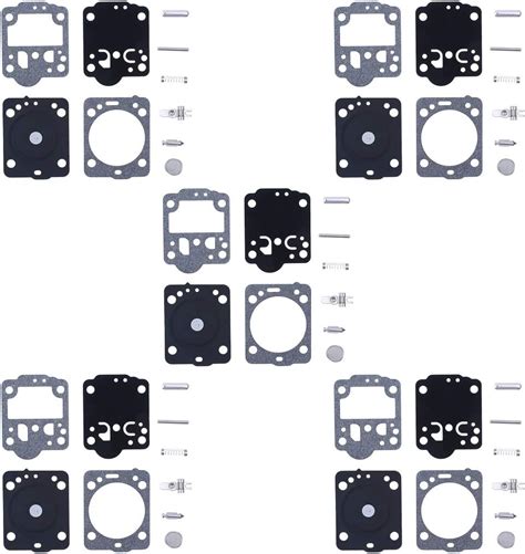 Haishine 5Pcs Lot Kit De Diaphragme De Carburateur Pour Husqvarna 235