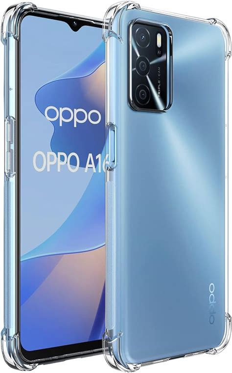 Cresee Case For Oppo A16 Oppo A16s Oppo A54s Crystal Clear Cover With Reinforced Corners