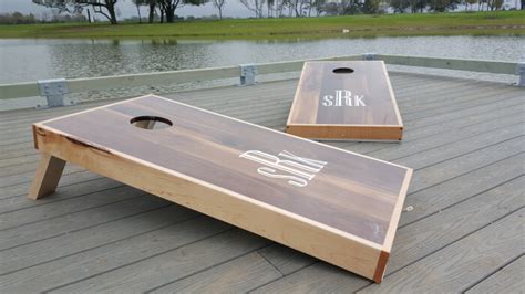 Premium Weatherproof Solid Wood Cornhole Boards Triple Crown Tailgate