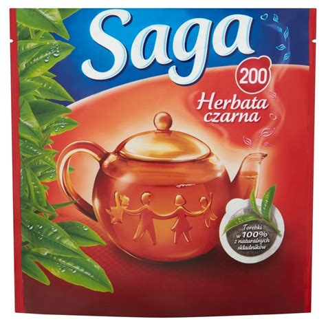 Saga Herbata czarna 280 g 200 torebek Zakupy online z dostawą do