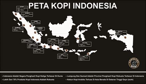 Kopi Tubruk Peta Kopi Indonesia