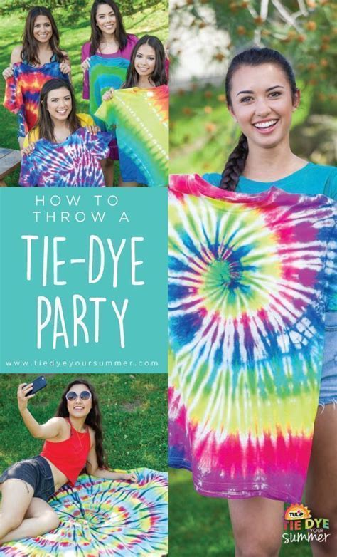 How To Throw A Tie Dye Party Tie Dye Your Summer